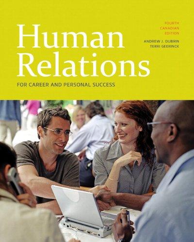 Book Human Relations for Career and Personal Success, Fourth Canadian Edition (4th Edition) free
