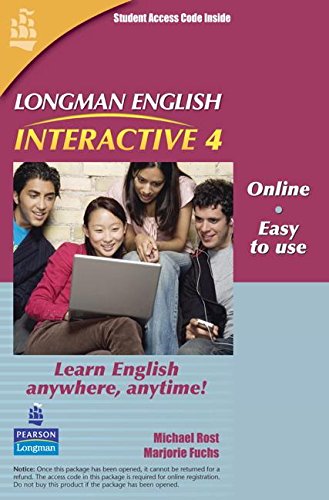 Book Longman English Interactive 4, Online Version, American English (access Code Card) free