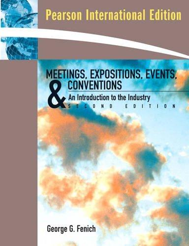 Book Meetings, Expositions, Events And Conventions (2nd International Edition) free
