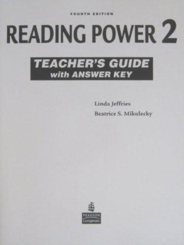 Book Reading Power 2 Teacher's Guide with Answer Key, 4th Edition free