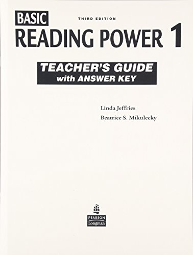 Book Basic Reading Power 1 Teacher's Guide with Answer Key, 3rd Edition free