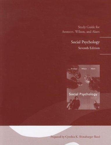 Book Student Study Guide for Social Psychology free