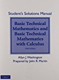 Book Student Solutions Manual for Basic Technical Mathematics with Calculus free