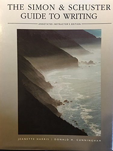 Book The Simon & Schuster Guide to Writing (Annotated Instructor's Edition) free