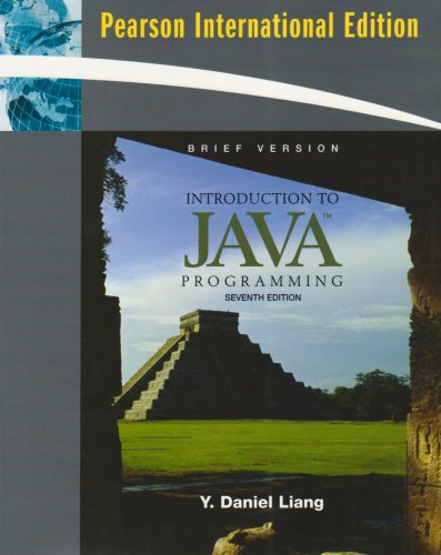 Book Introduction To Java Programming Brief free