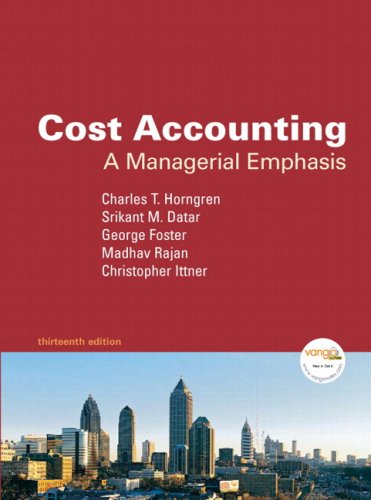 Book Cost Accounting and Myacctglab Access Code Value Package (Includes Student Study Guide) free