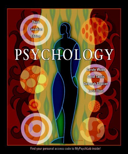 Book Psychology, Third Canadian Edition with MyPsychLab (3rd Edition) free