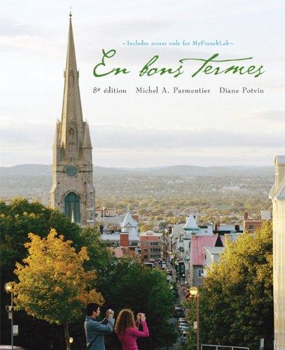 Book En bons termes, Eighth Edition with MyFrenchLab (8th Edition) free