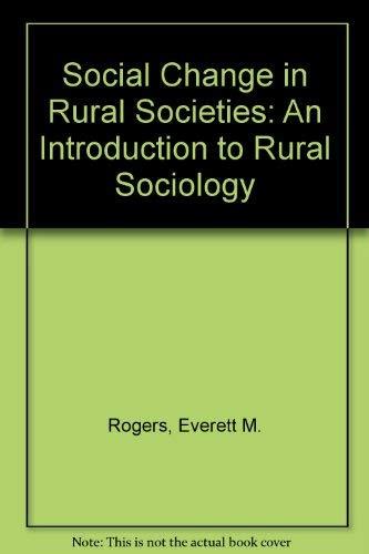 Book Social Change in Rural Societies free