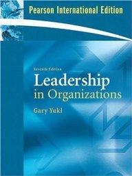 Book Leadership In Organizations 7th Ed. (global Edition) free