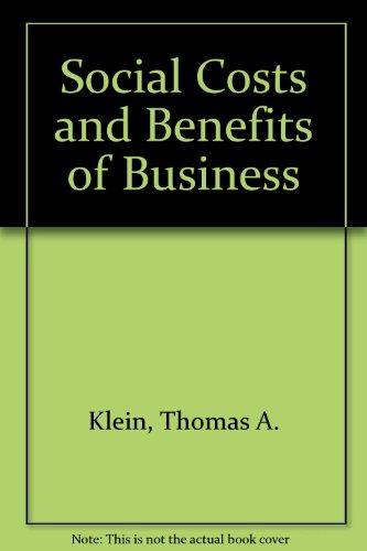 Book Social costs and benefits of business (Prentice-Hall series in economic institutions and social systems) free