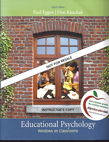 Book Educational Psychology: Windows on Classrooms free