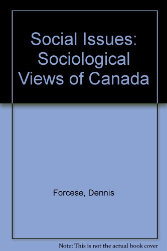 Book Social Issues: Sociological Views Of Canada free
