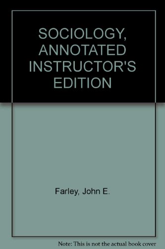Book Sociology, Annotated Instructor's Edition free