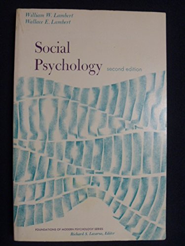 Book Social psychology (Foundations of modern psychology series) free