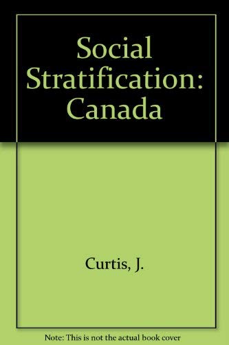 Book Social Stratification: Canada free