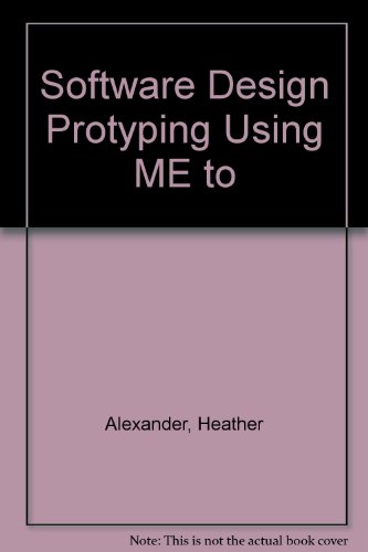 Book Software Design Protyping Using Me Too free