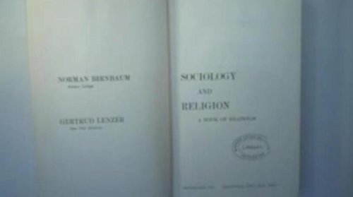Book Sociology and Religion free