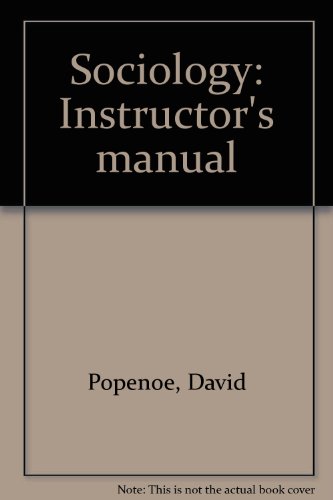 Book Sociology: Instructor's manual free