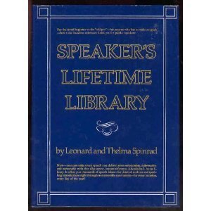 Book Speaker's Lifetime Library free