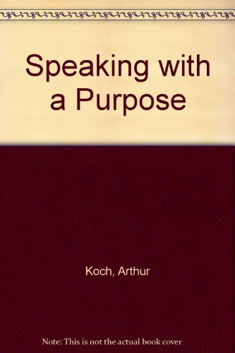 Book Speaking with a Purpose free