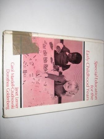 Book Special Education for the Early Childhood Years free