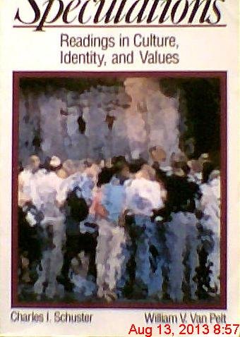Book Speculations: Readings in Culture, Identity, and Values free