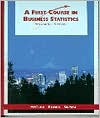 Book First Course in Business Statistics, A free