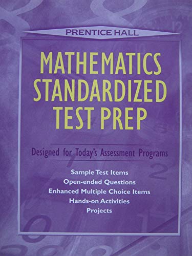 Book MATHEMATICS STANDARDIZED TEST PREP SE free