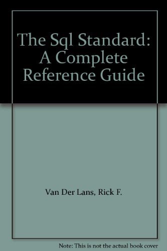 Book The Sql Standard: A Complete Reference Guide (English and Dutch Edition) free