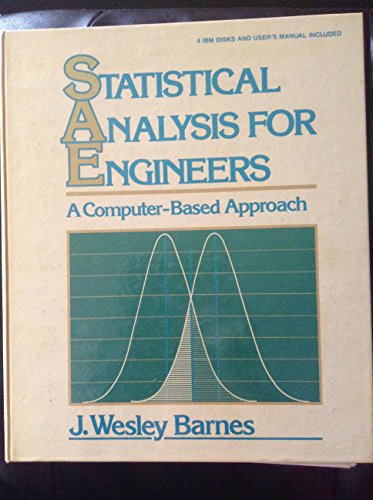 Book Statistical Analysis for Engineers: A Computer-Based Approach/Includes 4 IBM Disks and User's Manual free
