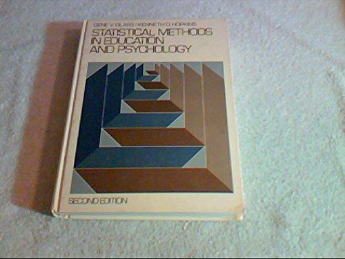 Book Statistical Methods in Education and Psychology free