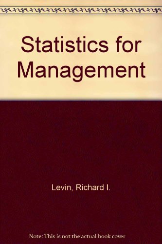 Book Statistics for management (Prentice-Hall international series in management) free