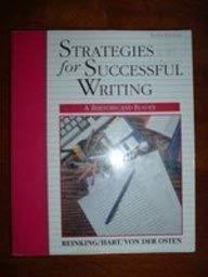 Book Strategies for Successful Writing: A Rhetoric and Reader free