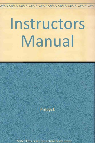 Book Instructors Manual free