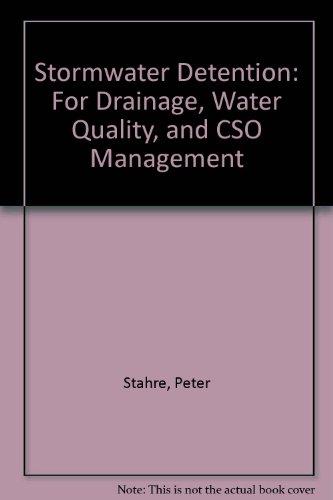 Book Stormwater detention: For drainage, water quality, and CSO management free