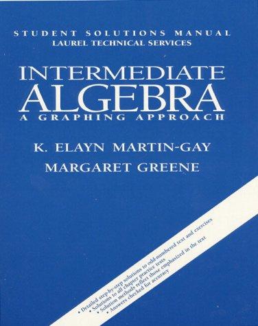 Book Intermediate Algebra: A Graphing Approach free