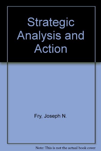 Book Strategic Analysis And Action/u.s. free