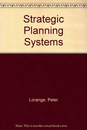 Book Strategic planning systems free