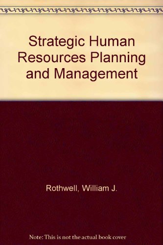 Book Strategic human resources planning and management free