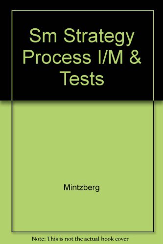 Book SM STRATEGY PROCESS I/M & TESTS free