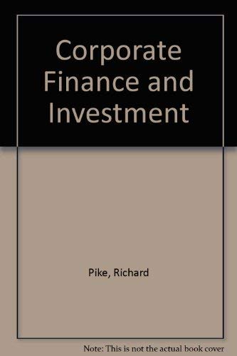 Book Corporate Finance And Investment: Decisions And Strategies free