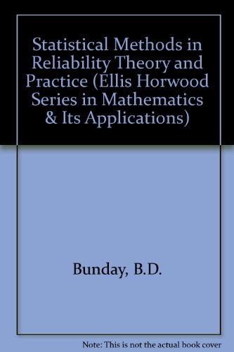 Book Statistical Methods in Reliability Theory and Practice (Mathematics & Its Applications) free