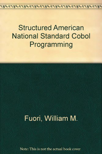 Book Structured Ans Cobol Programming free
