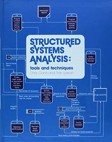 Book Structured Systems Analysis: Tools and Techniques free