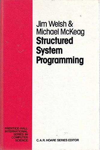 Book Structured System Programming (Prentice-Hall International series in computer science) free