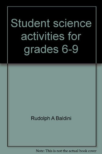 Book Student Science Activities For Grades 6-9 free