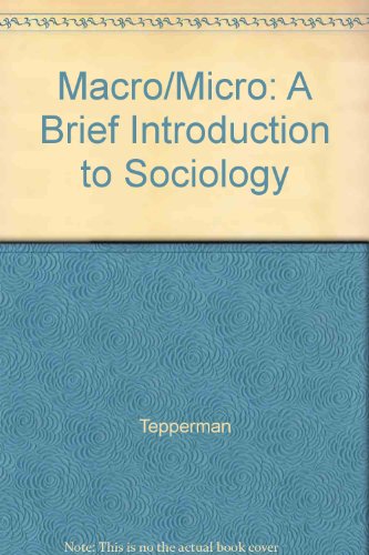 Book Macro/Micro: A Brief Introduction to Sociology free
