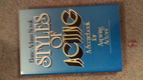 Book Styles of acting: a scenebook for aspiring actors free