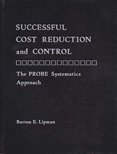 Book Successful cost reduction and control: The probe systematics approach free